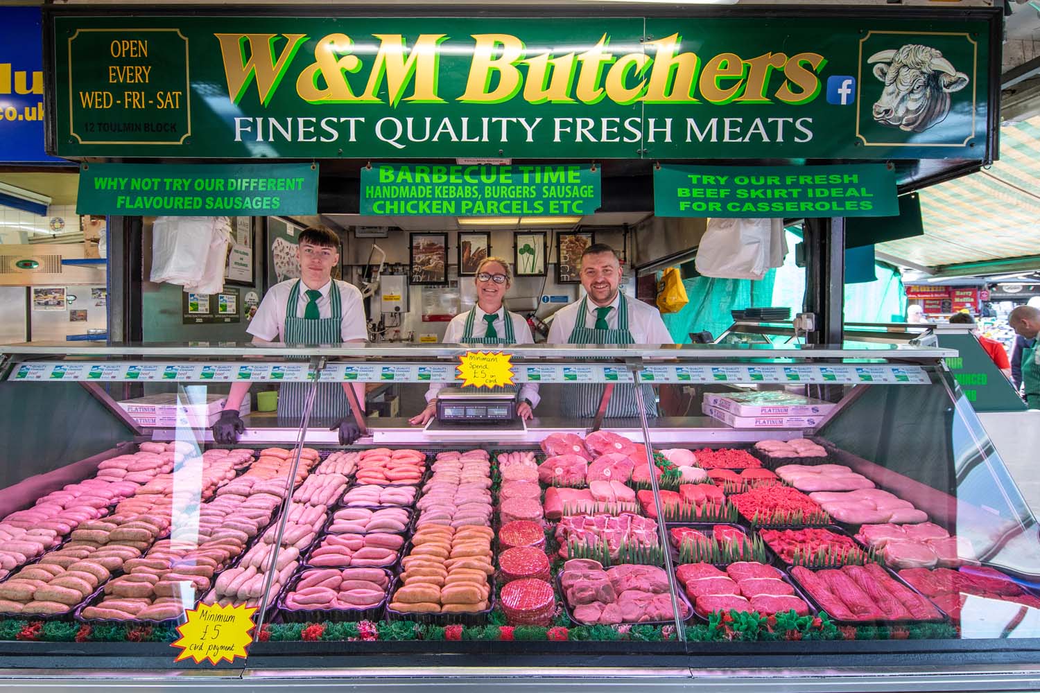 W&M Butchers stall