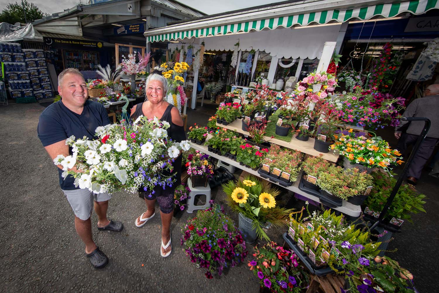Julie's Flower Boutique stall