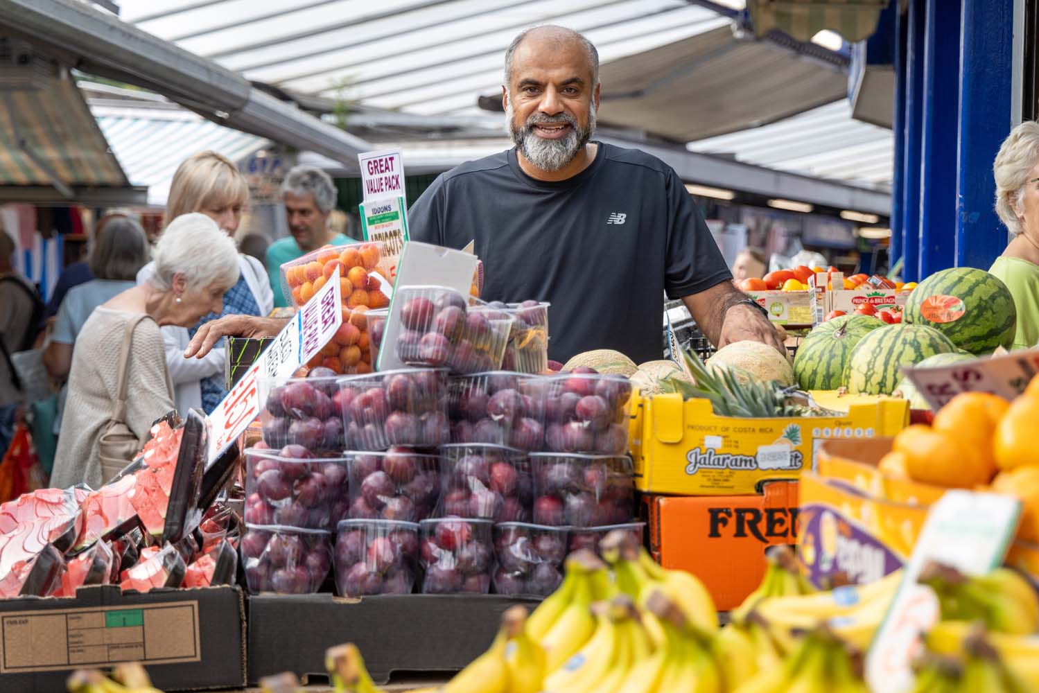 Iddon's Fruit & Veg stall